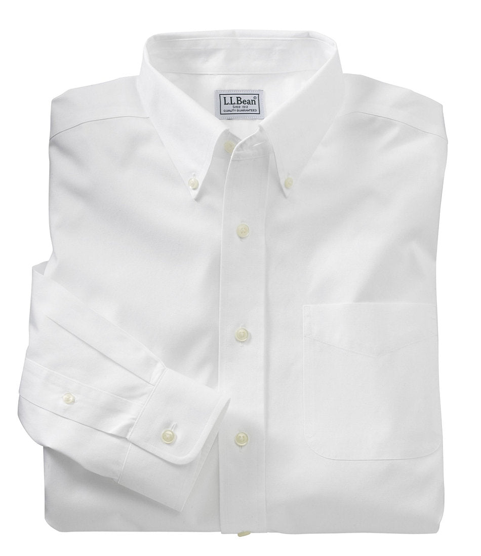 Traditional Fit Men's Wrinkle-Free Pinpoint Oxford Cloth Shirt