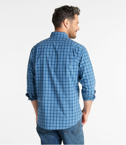 Men's Wrinkle-Free Kennebunk Sport Shirt, Slightly Fitted Check