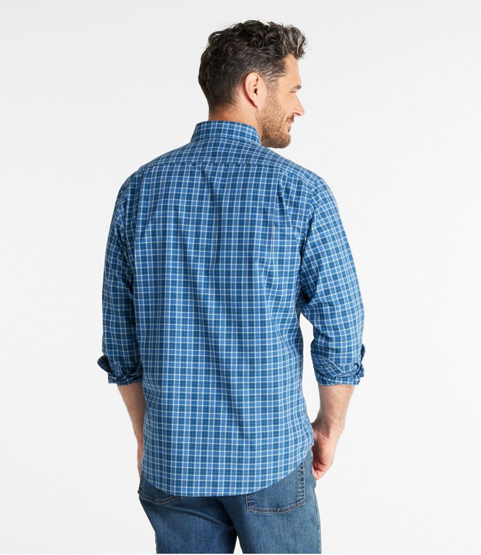 Men's Wrinkle-Free Kennebunk Sport Shirt Slightly Fitted Check