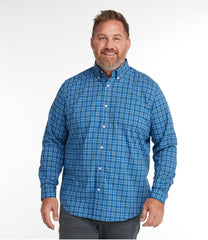 Men's Wrinkle-Free Kennebunk Sport Shirt Slightly Fitted Check