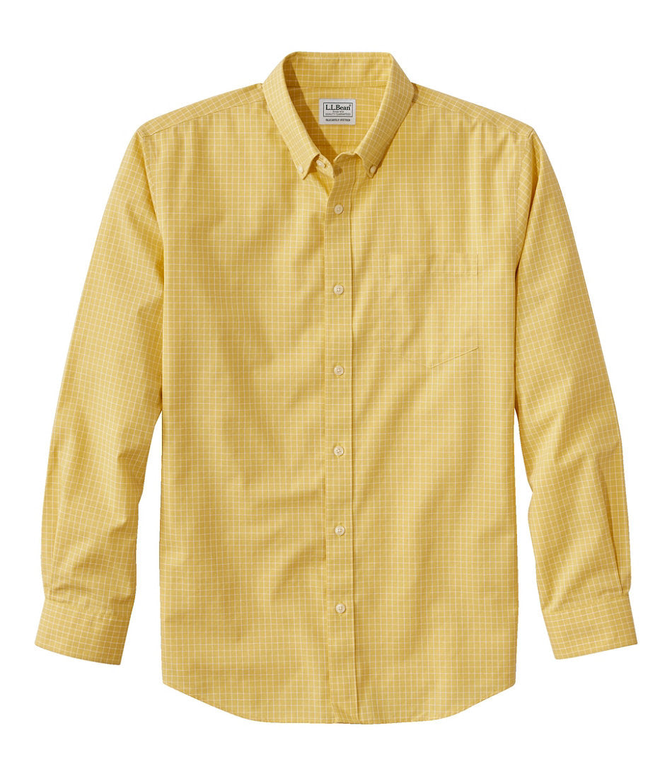 Men's Wrinkle-Free Kennebunk Sport Shirt Slightly Fitted Check
