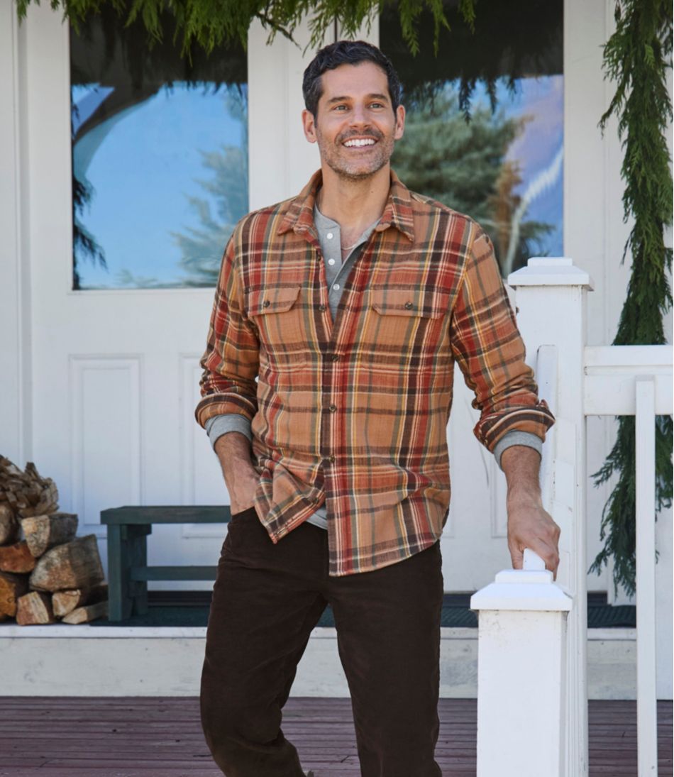 Men's 1912 Field Flannel Shirt Plaid Slightly Fitted Untucked Fit