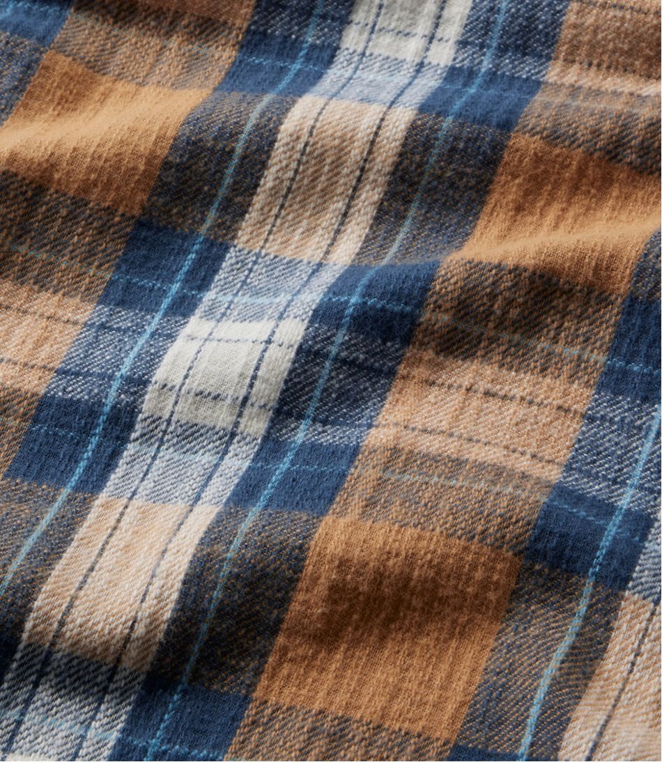 Men's 1912 Field Flannel Shirt Plaid Slightly Fitted Untucked Fit