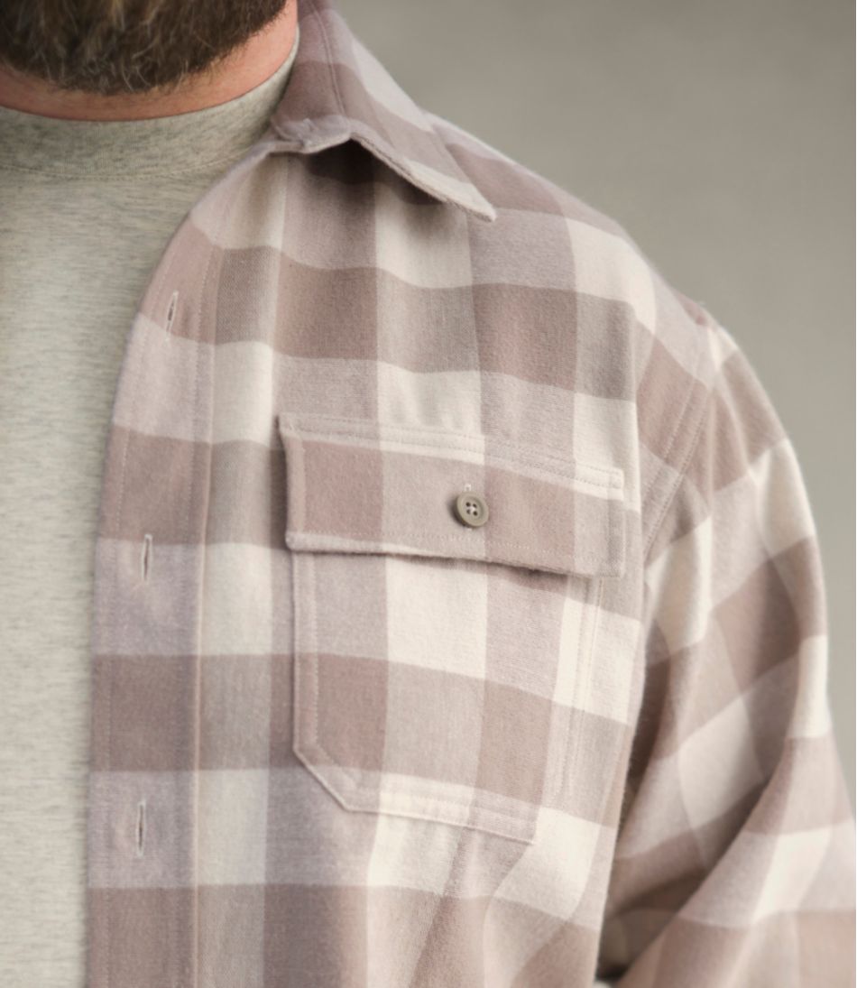 Men's Chamois Shirt Plaid Traditional Fit