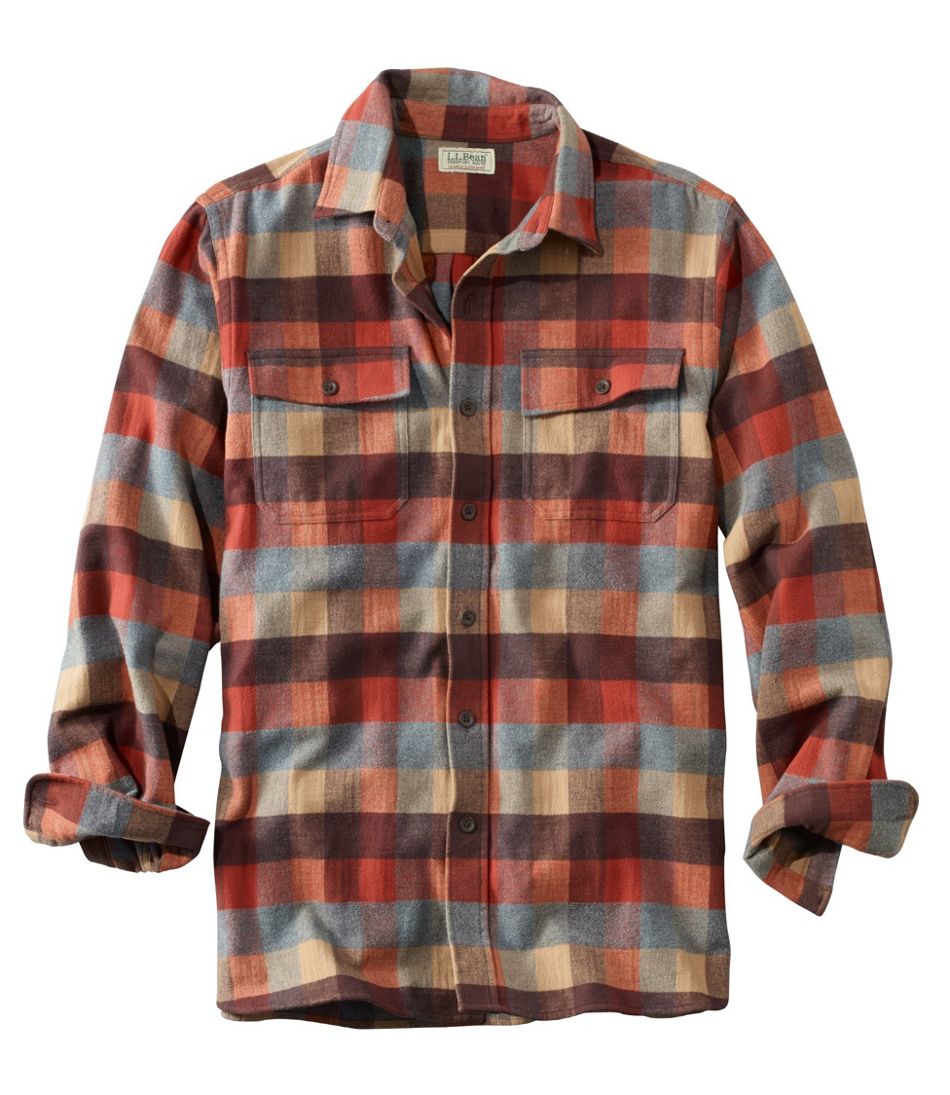Men's Chamois Shirt Plaid Traditional Fit