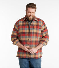 Men's Chamois Shirt Plaid Traditional Fit