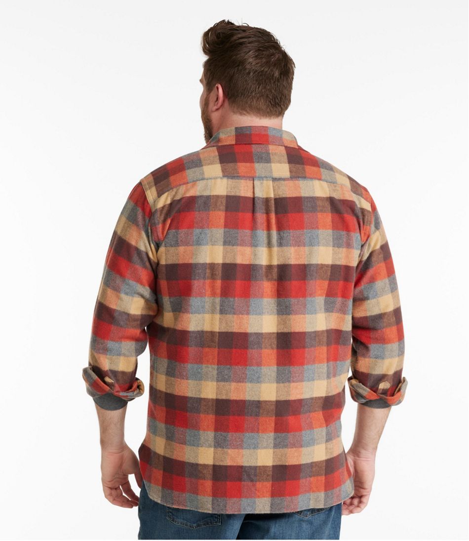 Men's Chamois Shirt Plaid Traditional Fit