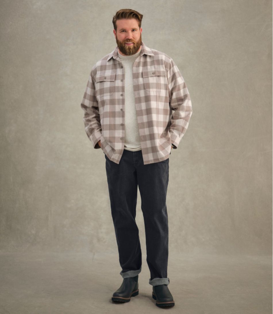 Men's Chamois Shirt Plaid Traditional Fit