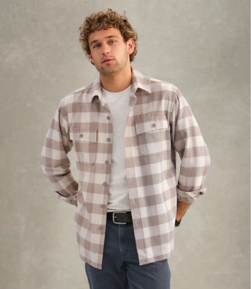 Men's Chamois Shirt Plaid Traditional Fit