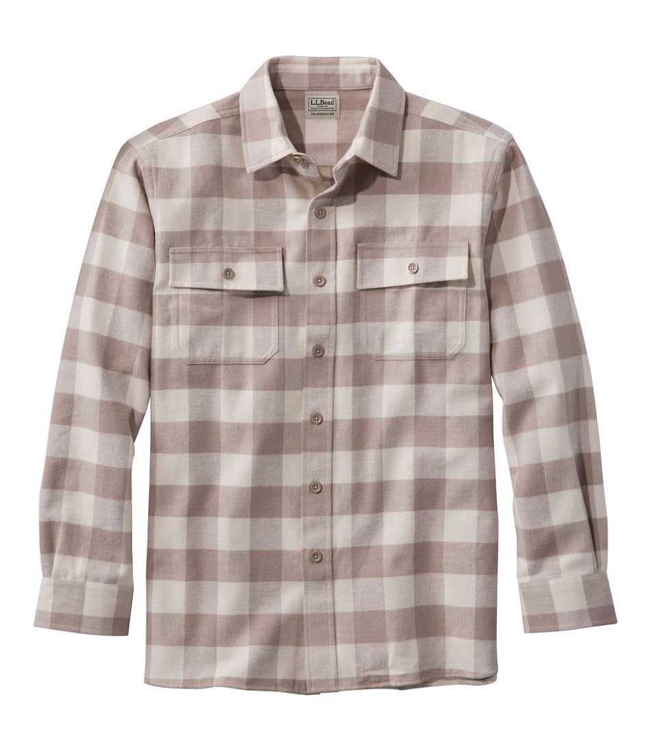 Men's Chamois Shirt Plaid Traditional Fit