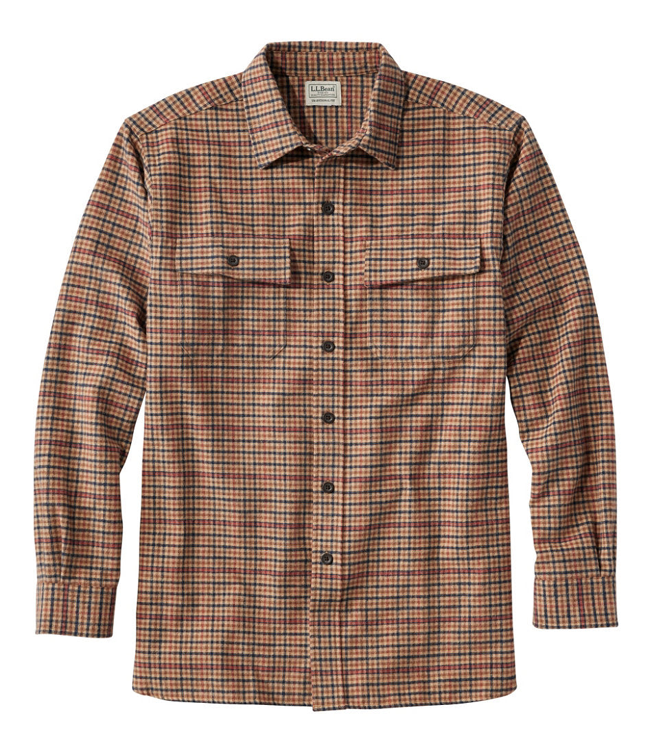 Men's Chamois Shirt Plaid Traditional Fit