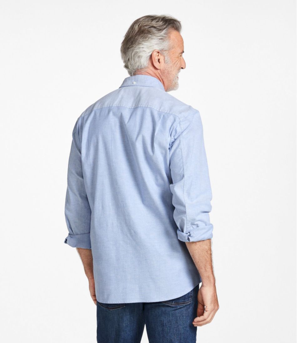 Traditional Untucked Fit Men's Comfort Stretch® Oxford Shirt