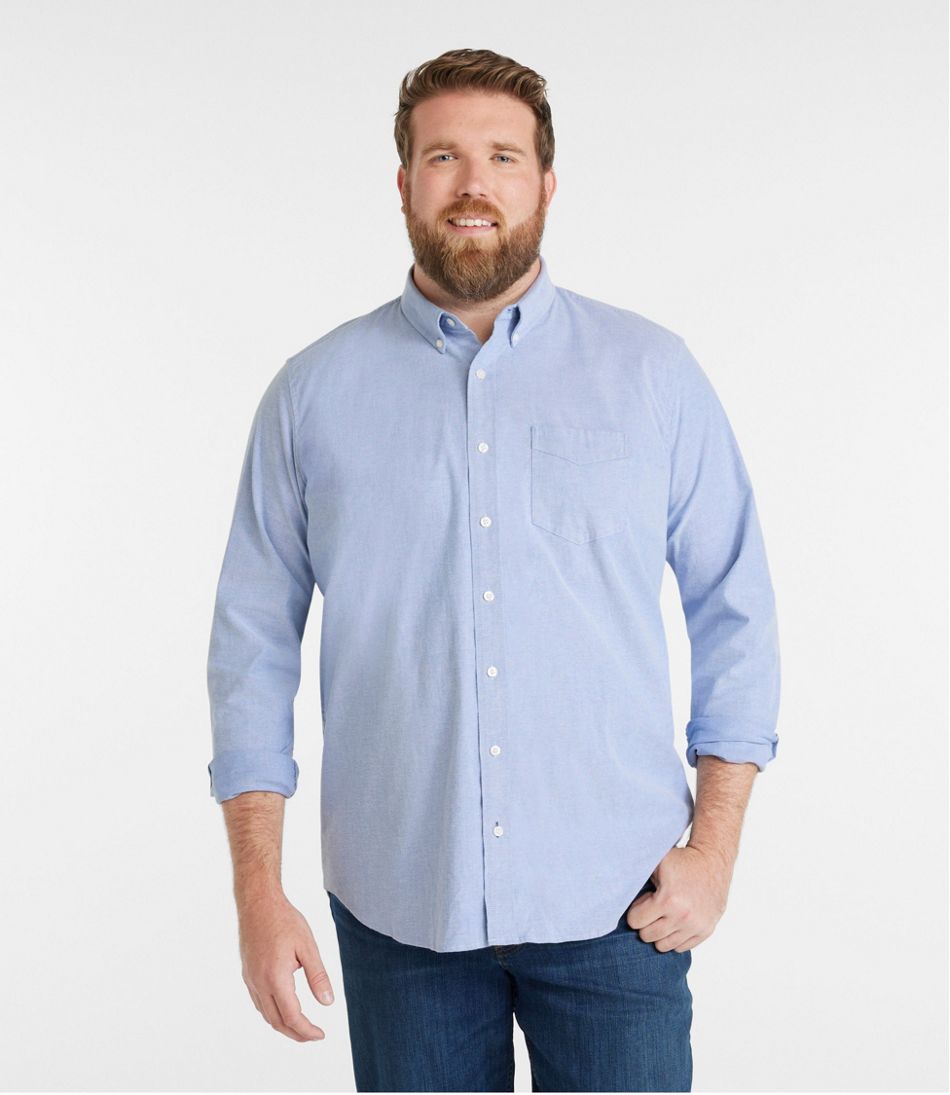 Traditional Untucked Fit Men's Comfort Stretch® Oxford Shirt
