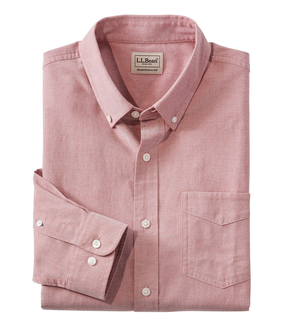 Traditional Untucked Fit Men's Comfort Stretch® Oxford Shirt