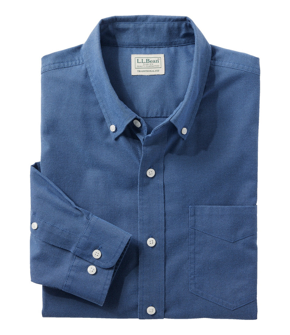 Traditional Untucked Fit Men's Comfort Stretch® Oxford Shirt