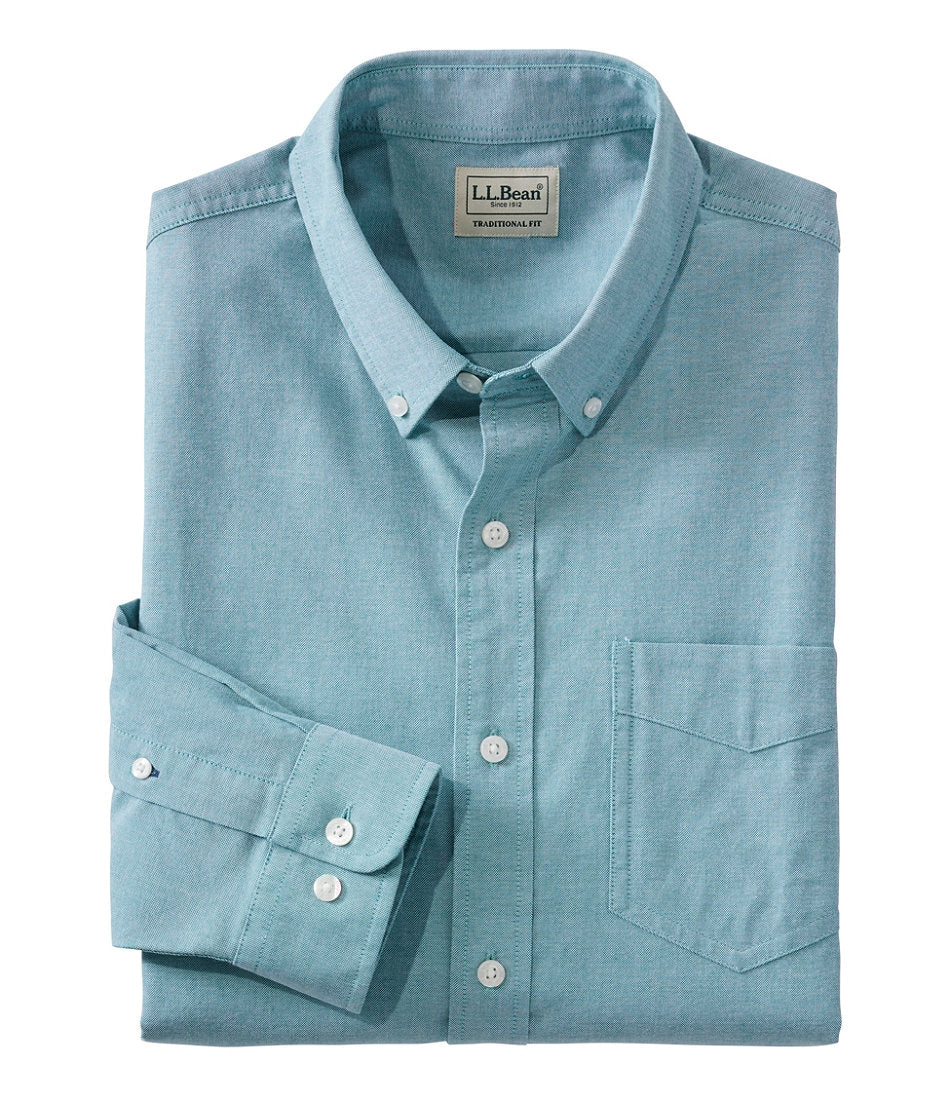 Traditional Untucked Fit Men's Comfort Stretch® Oxford Shirt