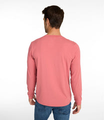 Long-Sleeve Henley Men's Comfort Stretch Performance® Pima Tee