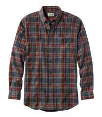 Men's Scotch Plaid Flannel Shirt Slim Fit
