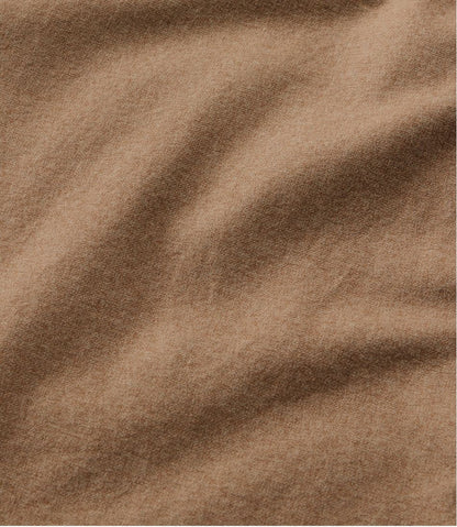 Men's Brushed Jaspé Twill Shirt, Traditional Untucked Fit