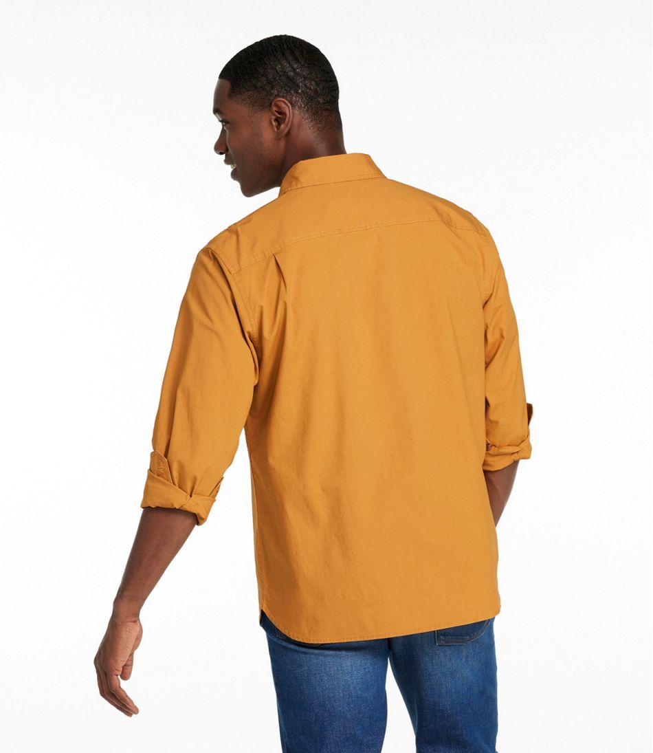 Men's Riverton Ripstop Shirt Traditional Untucked Fit Long-Sleeve