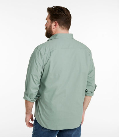 Men's Riverton Ripstop Shirt, Long-Sleeve, Traditional Untucked Fit