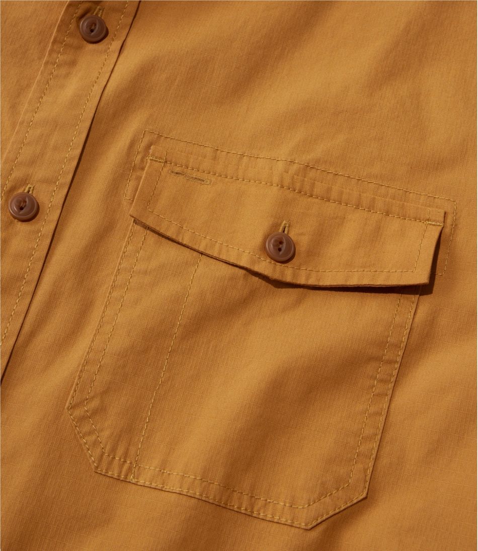 Men's Riverton Ripstop Shirt Traditional Untucked Fit Long-Sleeve
