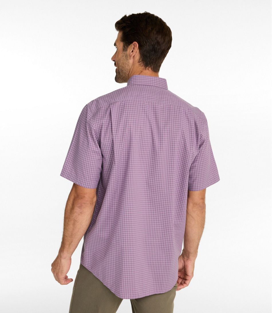 Men's Wrinkle-Free Kennebunk Sport Shirt, Traditional Fit Short-Sleeve Check