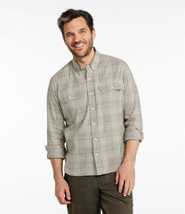 Long-Sleeve Men's Stonecoast Hemp Shirt Slightly Fitted Untucked Fit