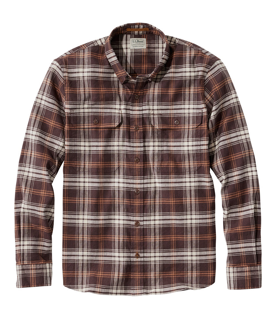 Long-Sleeve Men's Stonecoast Hemp Shirt Slightly Fitted Untucked Fit
