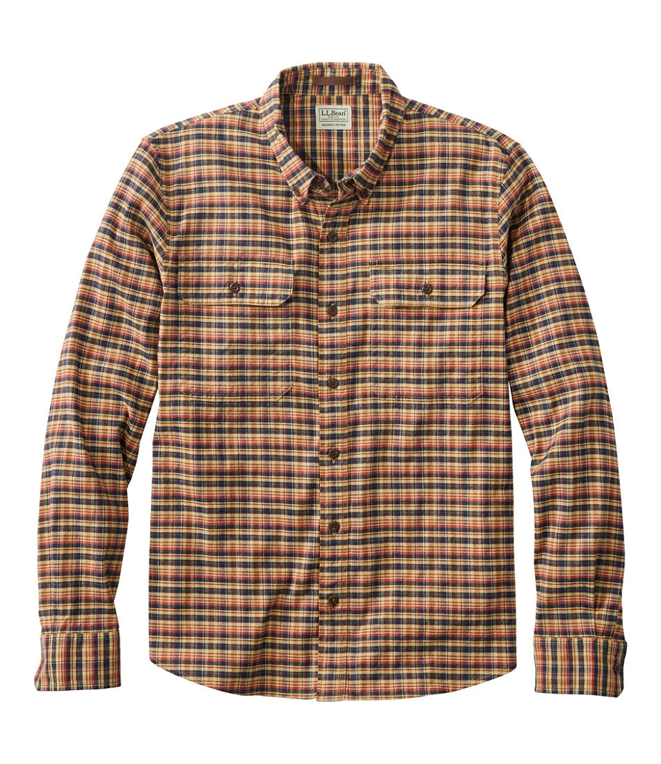 Long-Sleeve Men's Stonecoast Hemp Shirt Slightly Fitted Untucked Fit