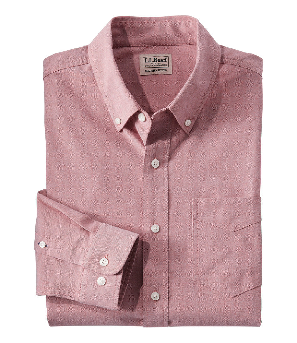 Slightly Fitted Untucked Fit Men's Comfort Stretch® Oxford Shirt