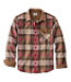 Men's Scotch Plaid Flannel Shirt Snap-Front Slightly Fitted Untucked Fit
