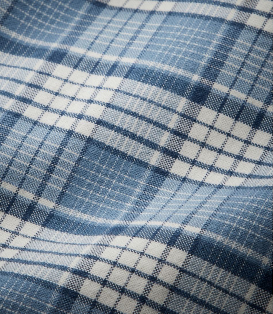 Men's Comfort Stretch® Oxford Shirt Traditional Untucked Fit Plaid