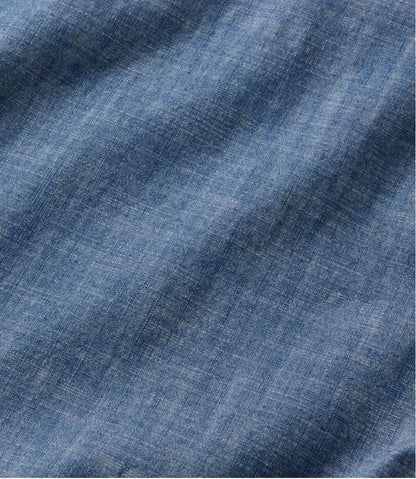 Men's Comfort Stretch® Chambray Shirt, Traditional Untucked Fit, Long-Sleeve