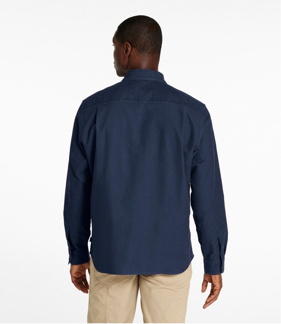 Slightly Fitted Untucked Fit Men's Bean's Moleskin Shirt