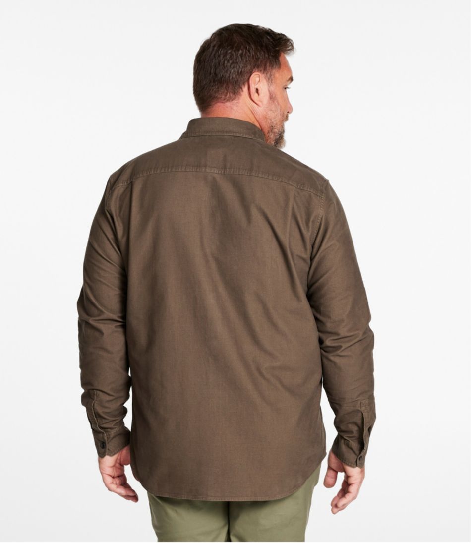 Slightly Fitted Untucked Fit Men's Bean's Moleskin Shirt