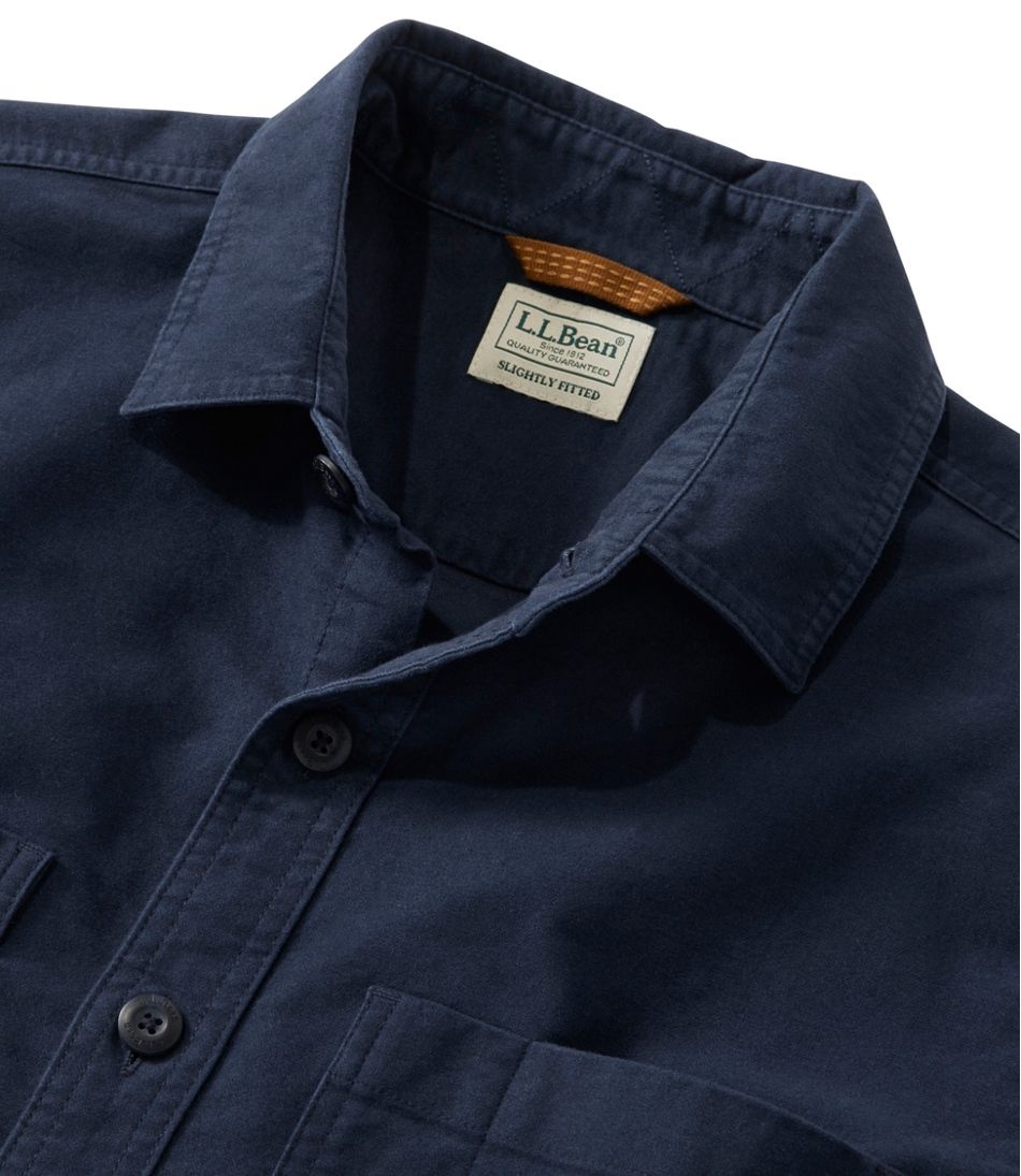 Slightly Fitted Untucked Fit Men's Bean's Moleskin Shirt