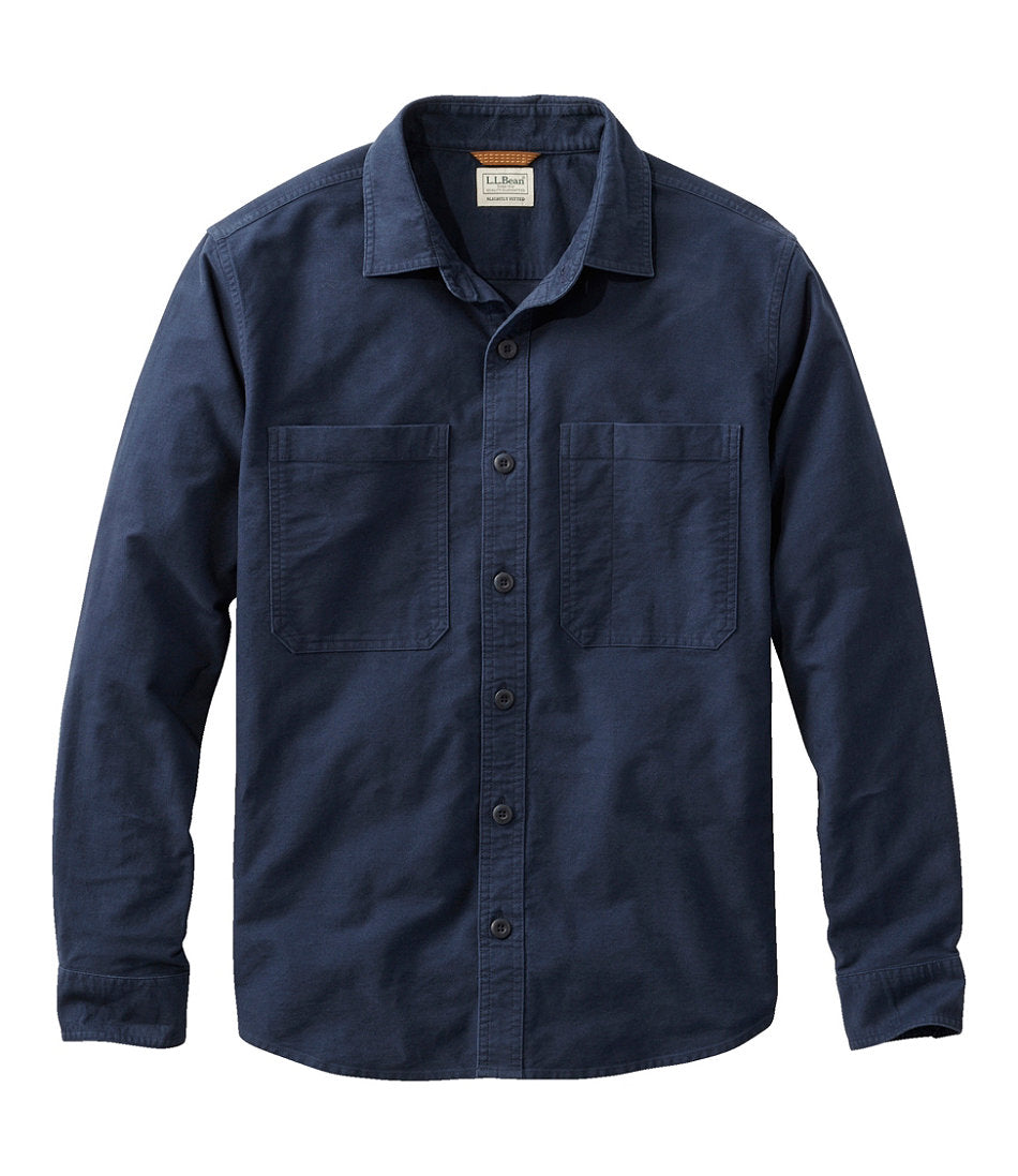 Slightly Fitted Untucked Fit Men's Bean's Moleskin Shirt