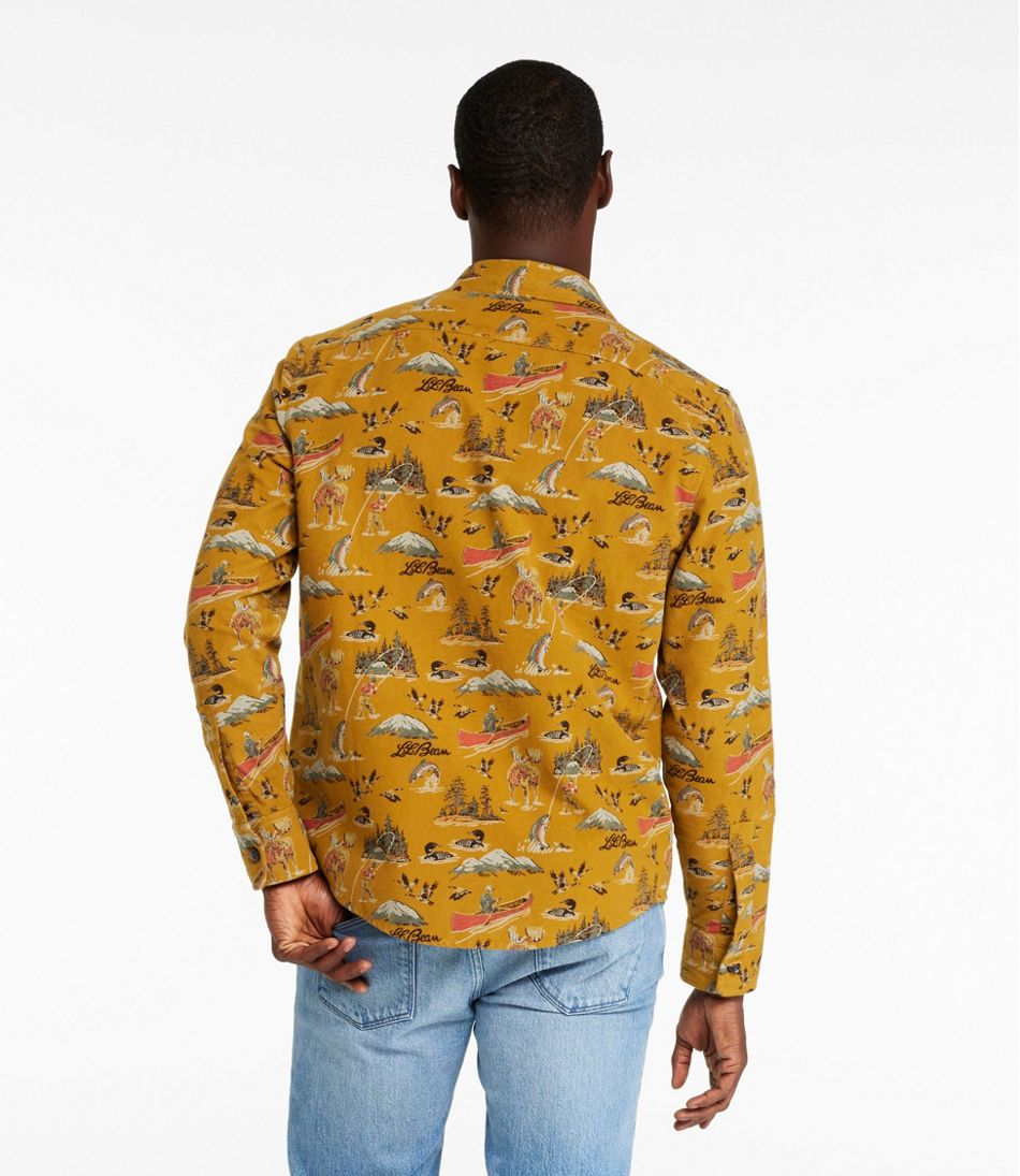 Men's Signature 1933 Chamois Cloth Shirt, Slim Fit, Pattern