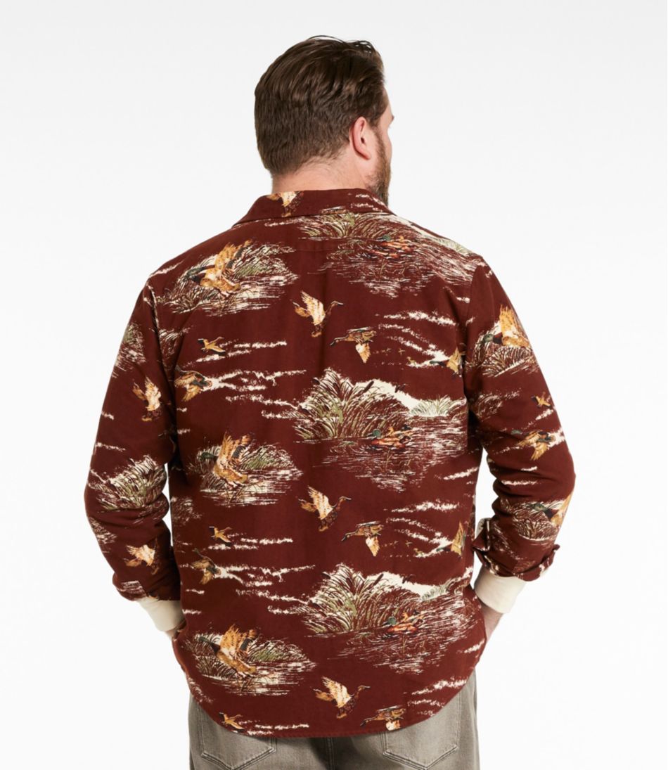 Men's Signature 1933 Chamois Cloth Shirt, Slim Fit, Pattern