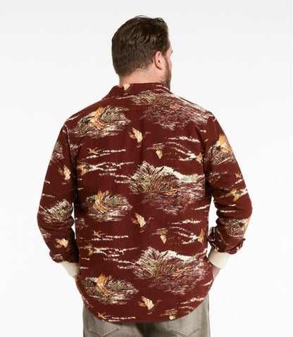Men's Signature 1933 Chamois Cloth Shirt, Slim Fit, Pattern