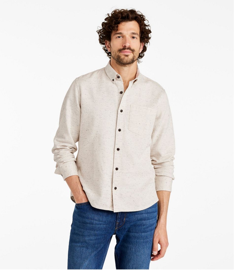 Men's Signature Donegal Woven Shirt Long-Sleeve