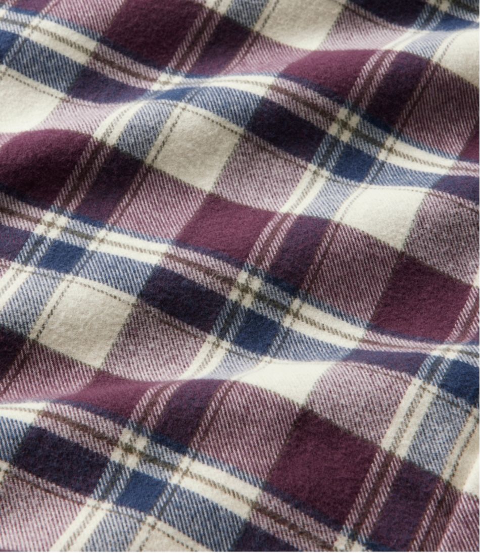 Men's Fleece-Lined Flannel Shirt Traditional Fit