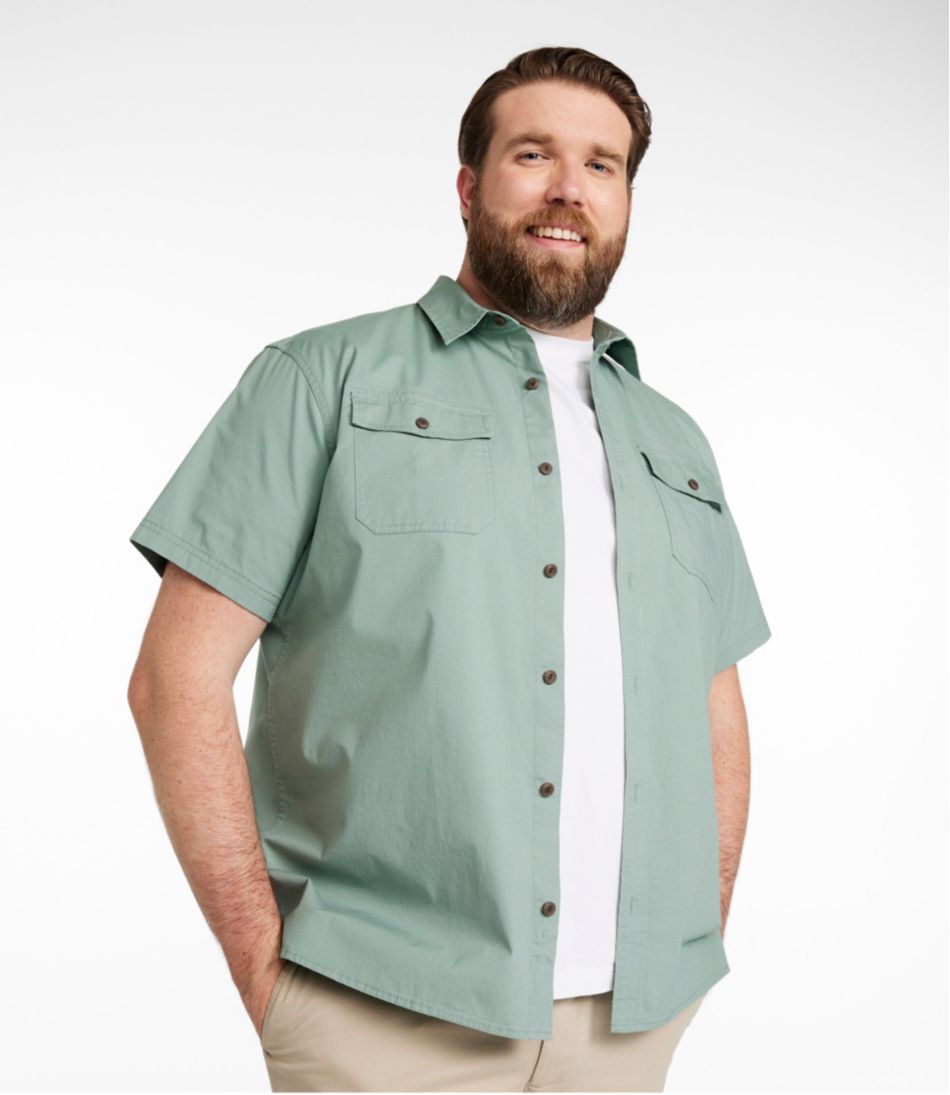 Men's Riverton Ripstop Shirt Short-Sleeve Traditional Untucked Fit