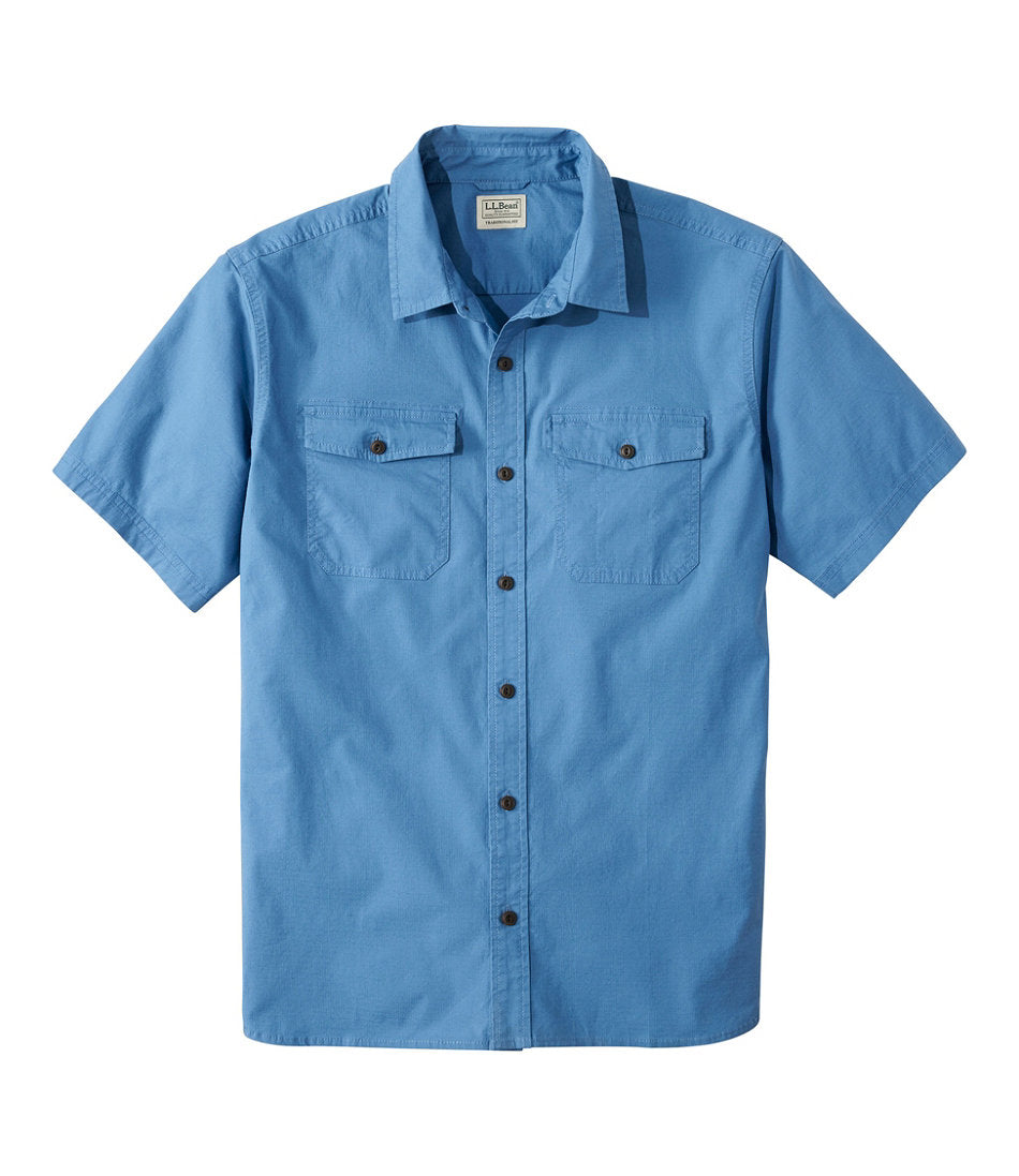 Men's Riverton Ripstop Shirt Short-Sleeve Traditional Untucked Fit
