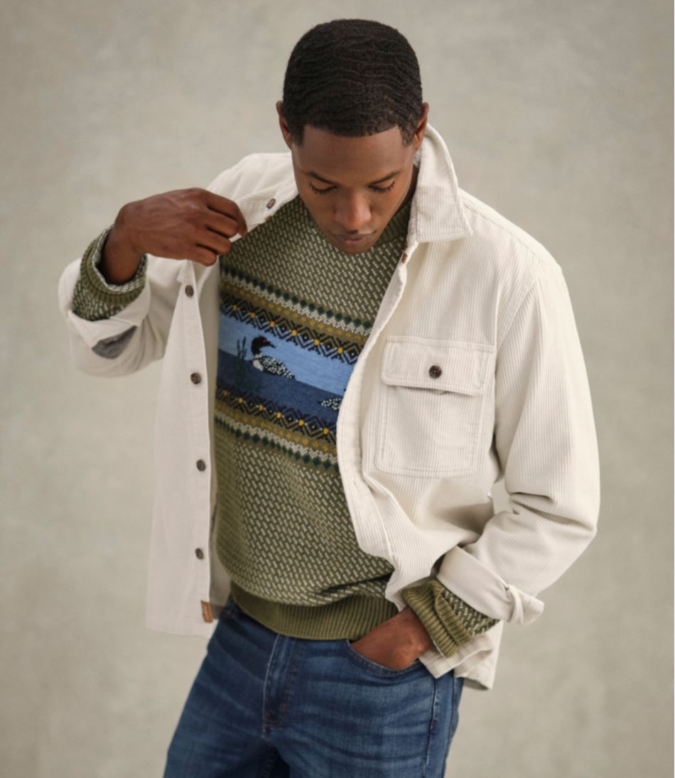 Men's Rangeley Corduroy Shirt Slightly Fitted