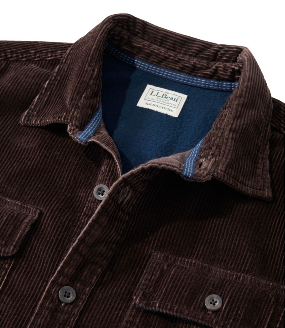 Men's Rangeley Corduroy Shirt, Slightly Fitted
