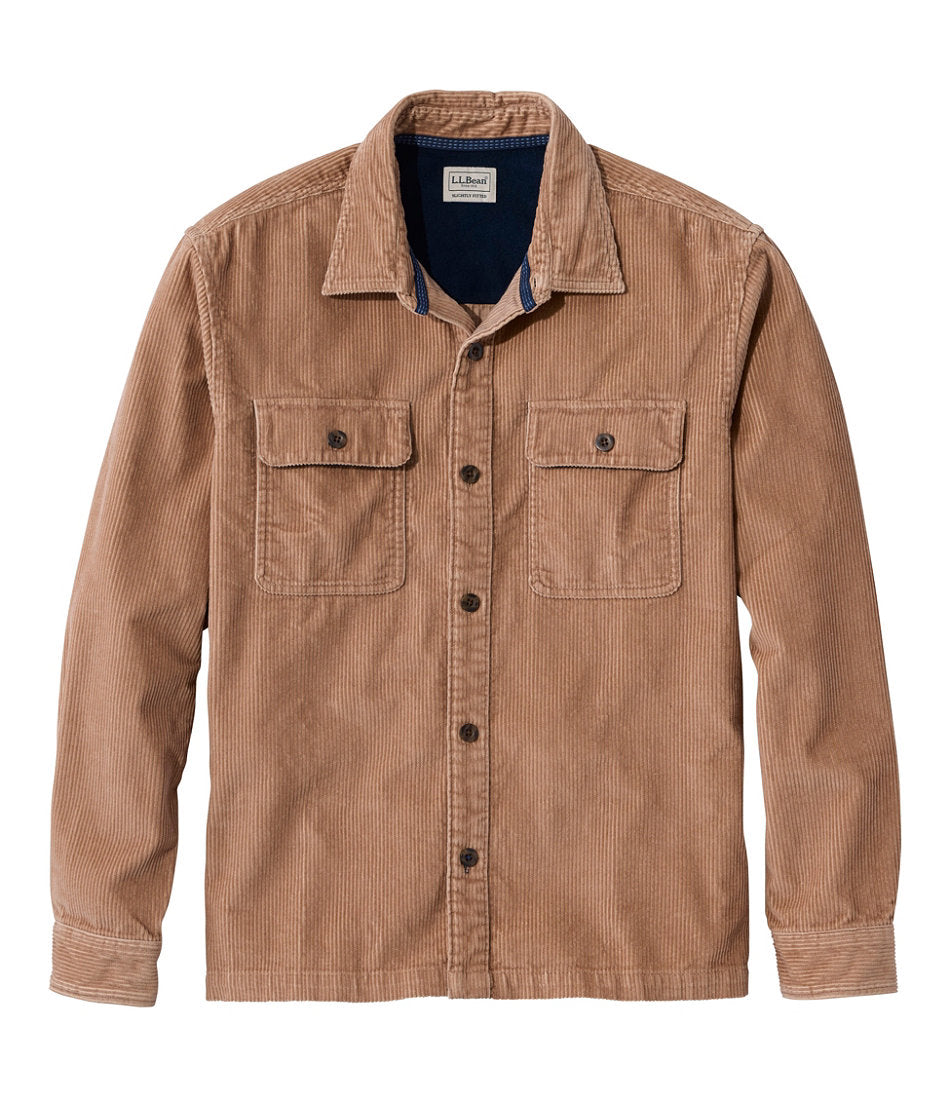 Men's Rangeley Corduroy Shirt Slightly Fitted