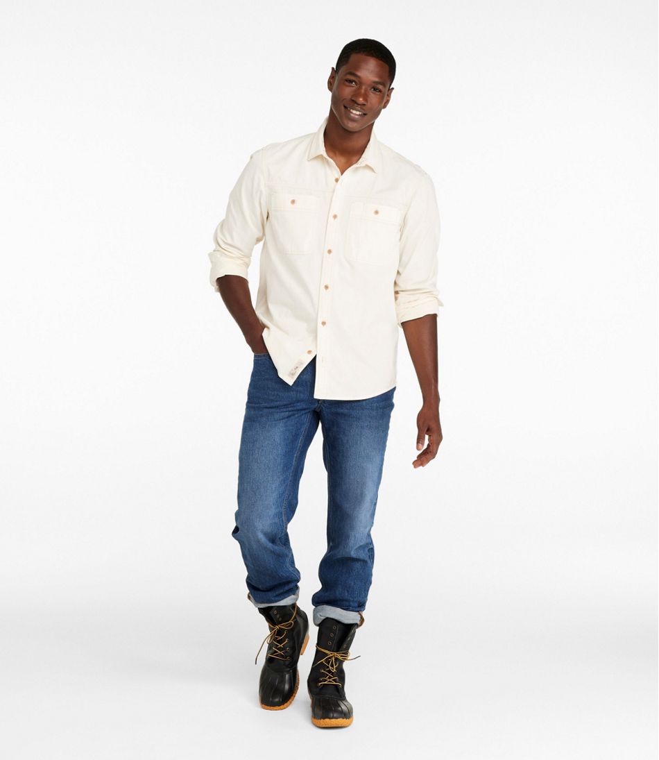 Men's Signature Washed Field Shirt, Slim Fit