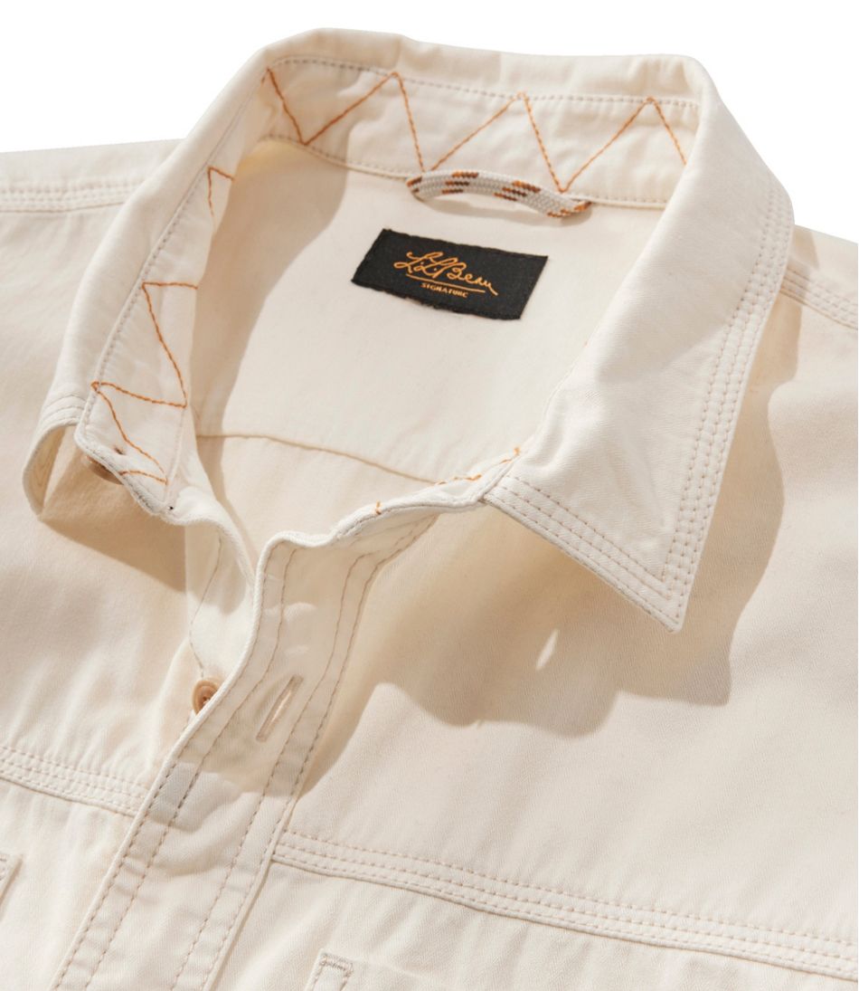 Men's Signature Washed Field Shirt, Slim Fit